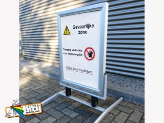 Verplaatsbaar reclamebord 500x700mm